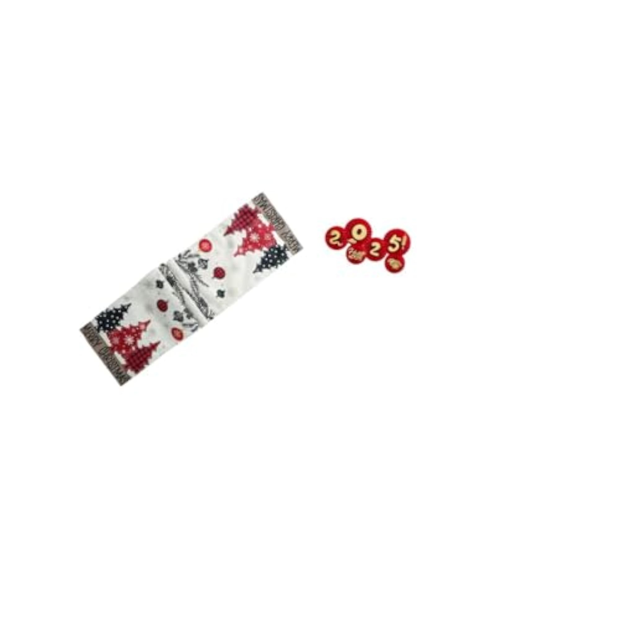 Festive Winter Table Runner with Chinese New Year Decorations